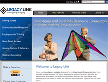 Tablet Screenshot of legacylink.org